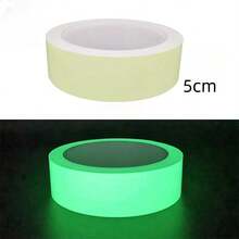 1pc Luminous Tape With Water Resistance & Suitable For Pipe, Stage, Stairs, Outdoor Use .Fluorescent Tape For Fire Safety & Warning. Green Anti-Collision Luminous Tape - 5cm Wide (total Length 5 Meters) - View 7