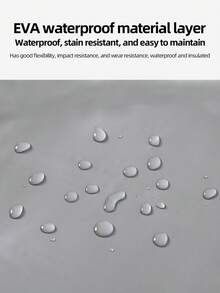 防水尿布更换垫适合户外使用，便携式婴儿尿布垫，可折叠，方便婴幼儿携带，也可作为新生儿尿布袋收纳袋 - 黑色 - 查看 4