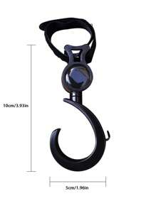 2pcs 360° Rotating Multi-Purpose Hook, Can Hang On Baby Carriage, Stroller, Bed, Etc.