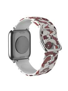 1pc Cute Twisted Dog Pattern Tpu Watch Band Compatible With 38/40/41/42/44/45/49mm Apple Watch Ultra/Se/8/7/6/5/4/3/2/1 - Multicolor - View 6