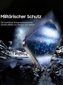 3 Packs Privacy Screen Protector Compatible With IPhone 16, Sensor Protection, Dynamic Island Compatible, 9H Anti-Peeping Private Tempered Glass Film, Anti-Scratch, Suitable For Phone Case, Easy To Install, Bubble Free Compatible With 15Promax 14 13 12 11 7/8 XR XS XSMAX Waterproof Shockproof Anti-Fall Anti-Fall Anti-Fingerprint Full Cover - Black - View 5