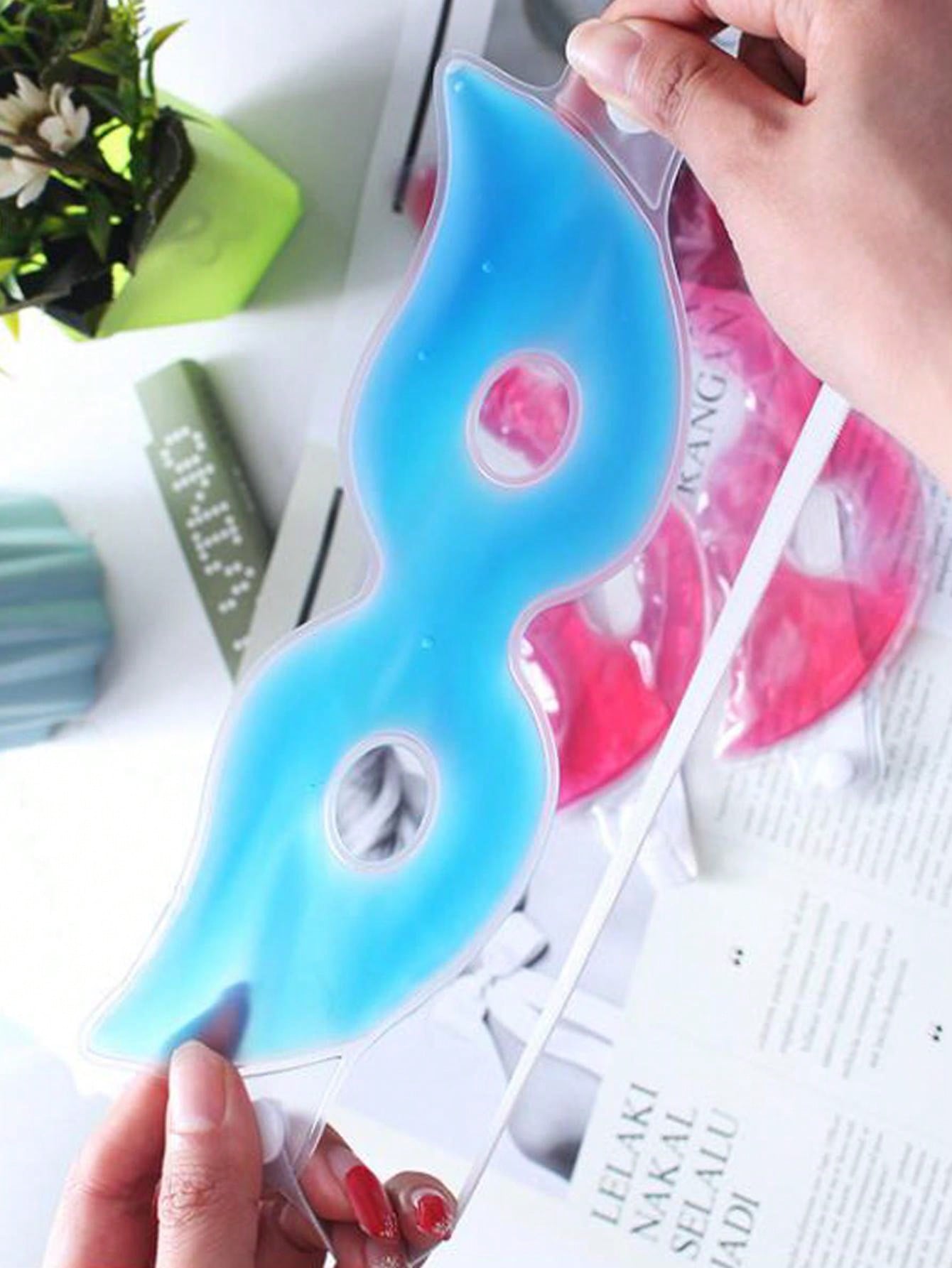1pc New Gel Ice Pack Eye Mask For Cooling And Heating Therapy, Relieve