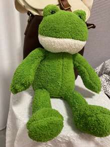 Lindo Juguete De Peluche De Rana De Piernas Largas, Muñeco Relleno, Regalo De Año Nuevo O Cumpleaños - Verde - Ver 7