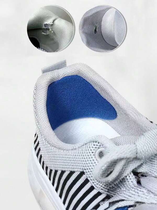 4pcs Athletic Shoe Heel Patch Repair Kit Shoe Liner Patch And Heel Grips Cushion Inserts For