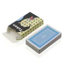 1張透視撲克牌,魔術感應撲克牌,戲法,近景魔術表演道具 - 藍色 - 查看 5