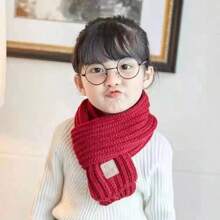 Children's Knitted Scarf For Fall/Winter, Baby Scarf For Boys & Girls, Lovely Design For Toddler Girls - Multicolor - View 3