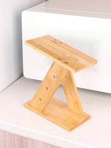 1 Pieza Soporte De Cuchillos De Bambú Do It Yourself (diy) Y Estante De Almacenamiento De Herramientas De Cocina - Multicolor - Ver 6