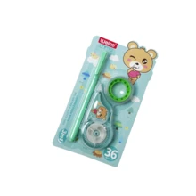 1pc Correction Tape Pen Set With Cute Bear Design, Creative Correction Tape For Students - Multicolor - View 2