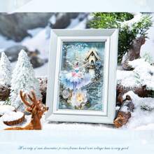 30張「溫暖冬日」雪景材料紙組，DIY相簿和節日禮品必備 - 藍色 - 查看 9