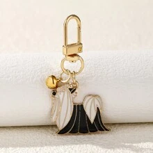 1入組男式寵物紀念標籤鑰匙扣狗頭吊墜,白色馬爾濟斯犬動物搪瓷寵物防護魅力鑰圈,適用於女士手提袋,首飾,男女少年兒童及寵物愛好者禮物 - 多色 - 查看 36