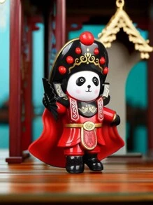 1pc Chinese Style Sichuan Opera Face Changing Puppet And Peking Opera Facial Makeup Toy, Six Colors, Each Color Doll Toy Randomly Changes Into Four Different Faces, Sichuan Opera Face Changing, New Year Gift, Suitable For Giving Gifts, New Year Gift Box, Easy To Carry Toys - Multicolor - View 2
