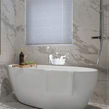 1套衛浴牆壁亞克力鏡子裝飾,3d鏡面壁貼,自粘diy美麗藝術詞語裝飾,適用於家庭臥室、房間裝飾 - 銀色 - 查看 3