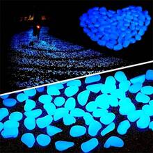100pcs/Bag 500pcs/Bag Small Luminous Stone Flower Pot Fish Tank Landscape Fluorescent Small Octagon Luminous Stone (0.31 * 0.39 Inches) - White - View 9