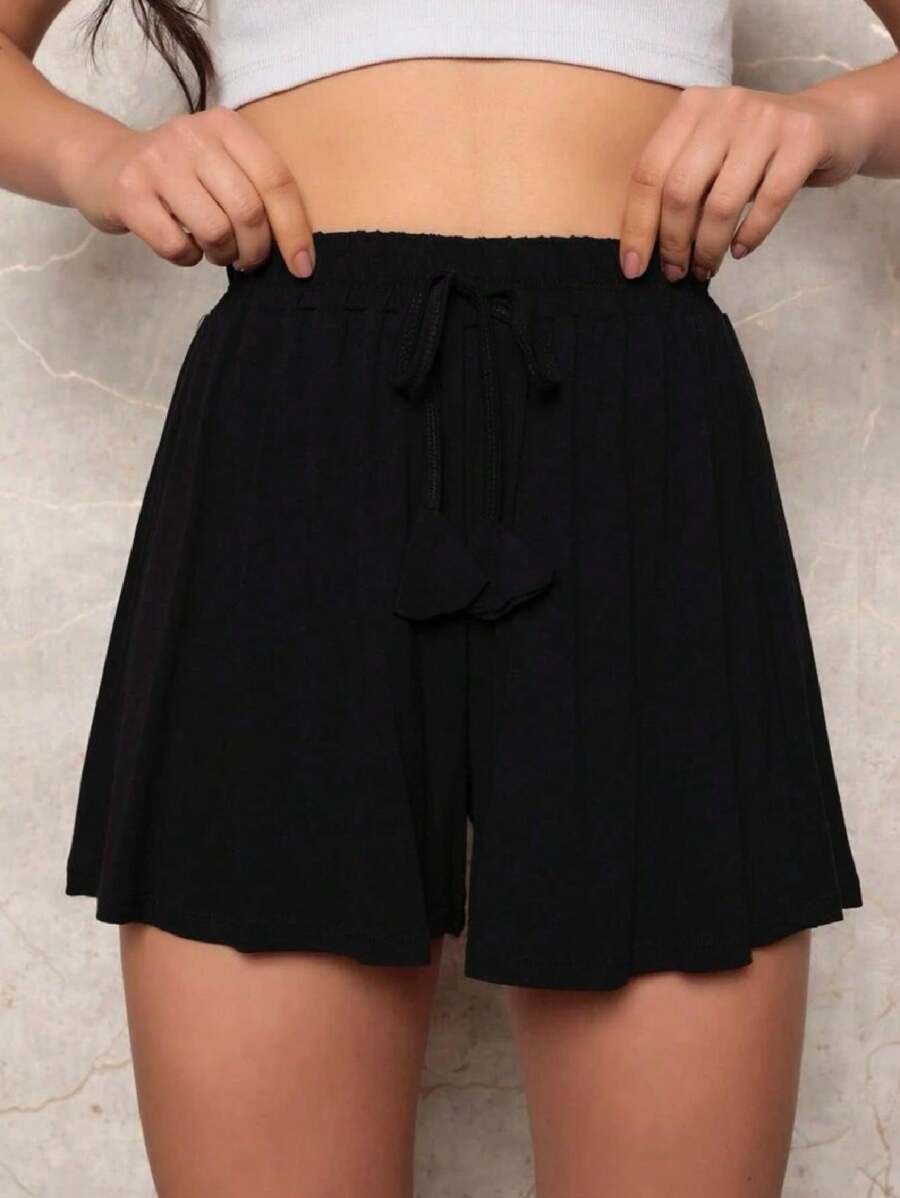 Women Shorts - Black - View 1
