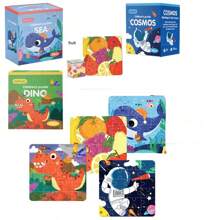 1pc Advanced Level Diy Cartoon Puzzle Building Blocks Educational Toy For Children - Multicolor - View 1