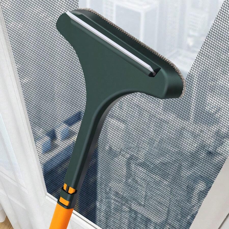 網狀窗刷清潔工具,雙面手柄,易於清潔窗紗和玻璃,多功能家用清潔工具 - 彩色 - 查看 1