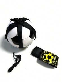 1 Miếng Bóng đá Ném Solo Đào tạo thực hành Sự giúp đỡ Điều khiển Kỹ năng Vòng eo có thể điều chỉnh Thắt lưng - Đen và vàng - Xem 5