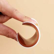 4入組加厚圓形餐墊隔熱杯墊,咖啡杯上有拿鐵藝術圖案,適用於餐桌 - 彩色 - 查看 7