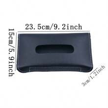Car Creative Sun Visor Tissue Box Leather Car Sunshade Visor Hanging Tissue Case Car Armrest Tissue Box Car Hanging Tissue Storage Container