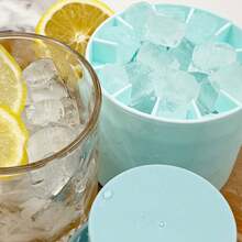 1pc Round Ice Cube Mold 3d Ice Cube Maker Easy Release Silicone Mold Ice Box For Storage 1.3cm Ice Cube - Multicolor - View 7