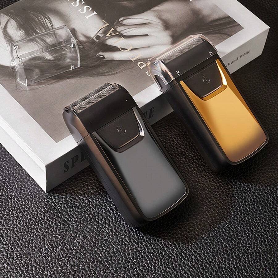 Hai đầu Điện lực Dao cạo râu , Reciprocating Có thể sạc lại Dao sửa râu Với Đa chức năng Dầu Đầu , Phong cách Retro Có thể mang đi Thiết kế Đối với Mang