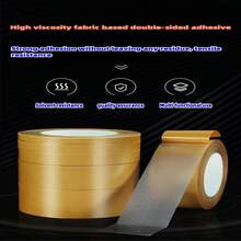 Bulk Buki Double Sided Tape, Strong High Viscosity & Traceless Fixing Rug With Transparent Grid & Thick & Traceless Depiction - Width 1cm*Length 10m - View 5