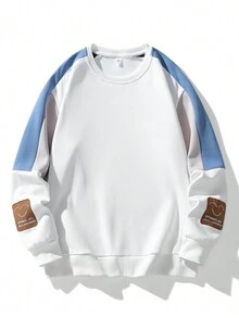 男士針織運動衫 - 白色 - 查看 1