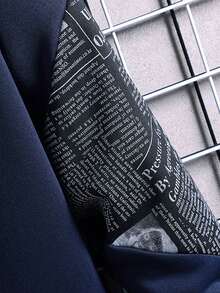 男士針織運動衫 - 藏蓝色 - 查看 4