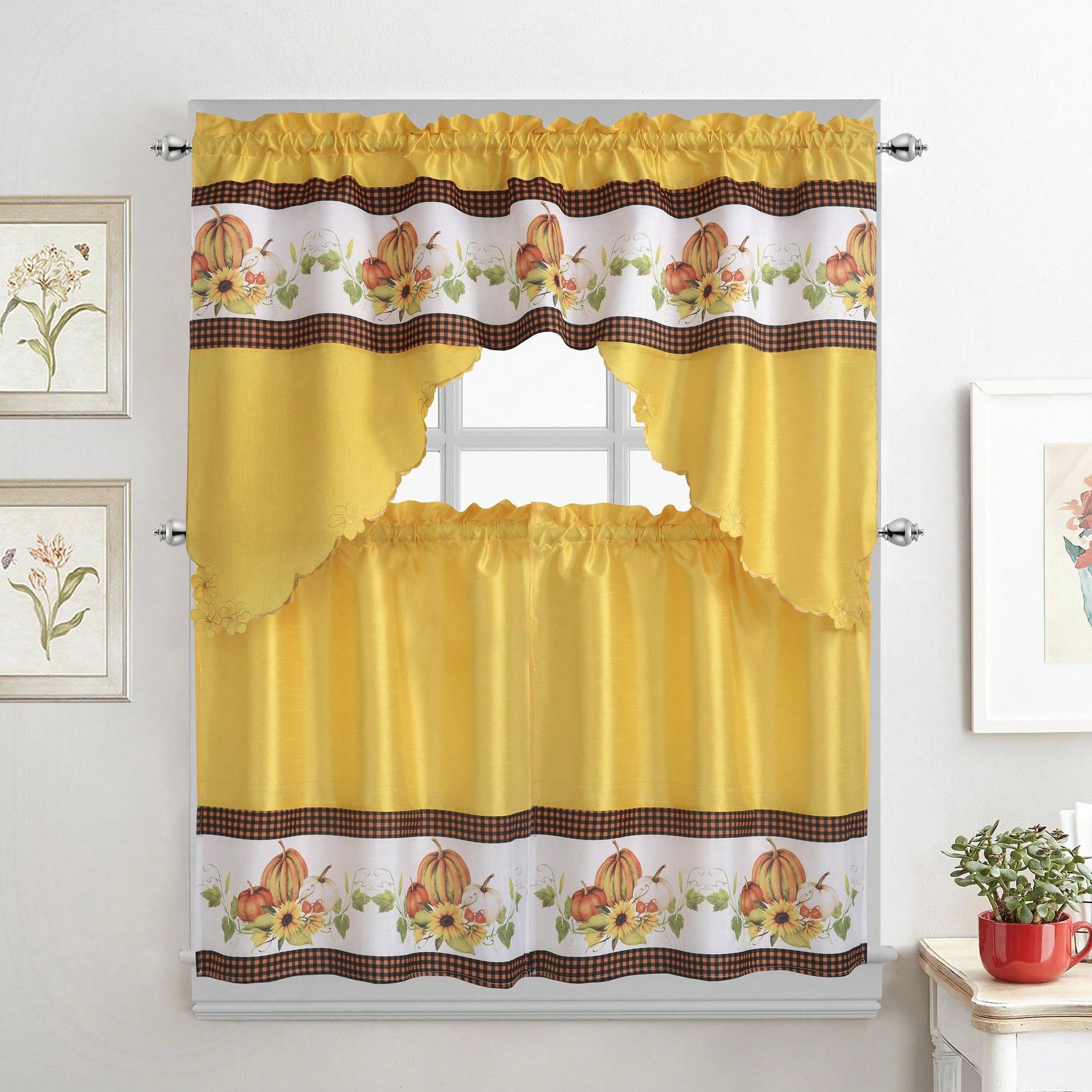 Kitchen Window Curtains SHEIN USA