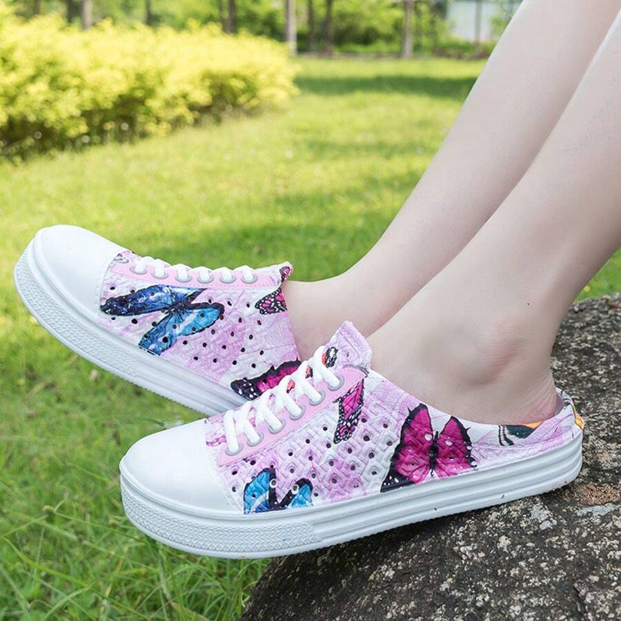 Women's Casual Shoes Slippers Drop Earrings Casual Sandals Sweet Style Female Shoes Lightweight Soft Bottom Eva Head Women's Shoes - Pink - View 1