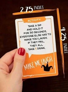 1盒'sotally Tober'酒牌桌遊,適用於派對飲酒,家庭聚會,有趣的紙牌遊戲,派對桌遊,假日遊戲 - 彩色 - 查看 3