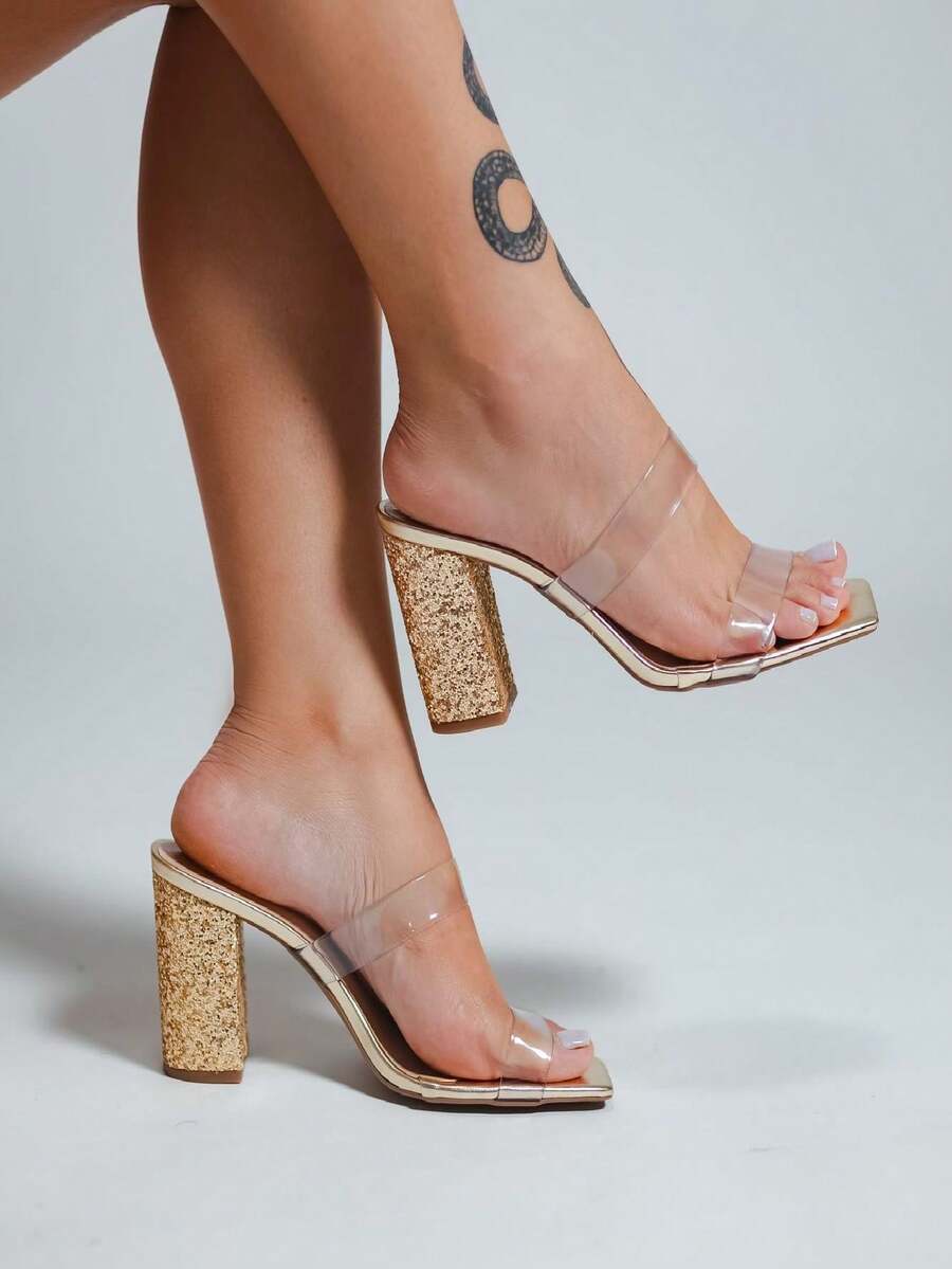Women Clogs - Gold - View 1