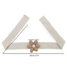 1pc Cute Three-Dimensional Flower Curtain Tieback - Simple And Stylish Hanging Ornament For Bedroom And Living Room Decor - 70cm~100cm - View 5