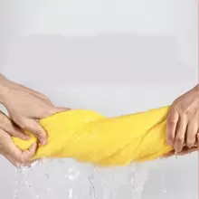 1 件卡通連帽幼兒浴巾,嬰兒浴袍,非常適合浴室、臥室、海灘或家庭使用 - 小黃鴨 - 查看 2