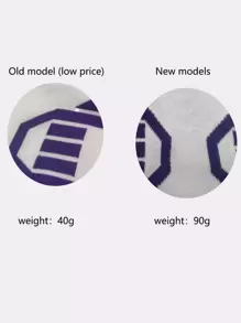 1 Par De Meias Esportivas De Elite Profissional Ao Ar Livre, Com Fundo Acolchoado Espesso E No.23 Impresso Para Basquete, Futebol, Futebol, Rugby, Hóquei No Gelo