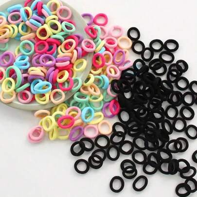 100 Scrunchie Multi-Color Mix Pannband Pannband Pannband Pannband Elastiskt pannband för flickor, det perfekta presentvalet Love Valentine