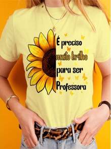 Women T-Shirts - Màu vàng - Xem 1
