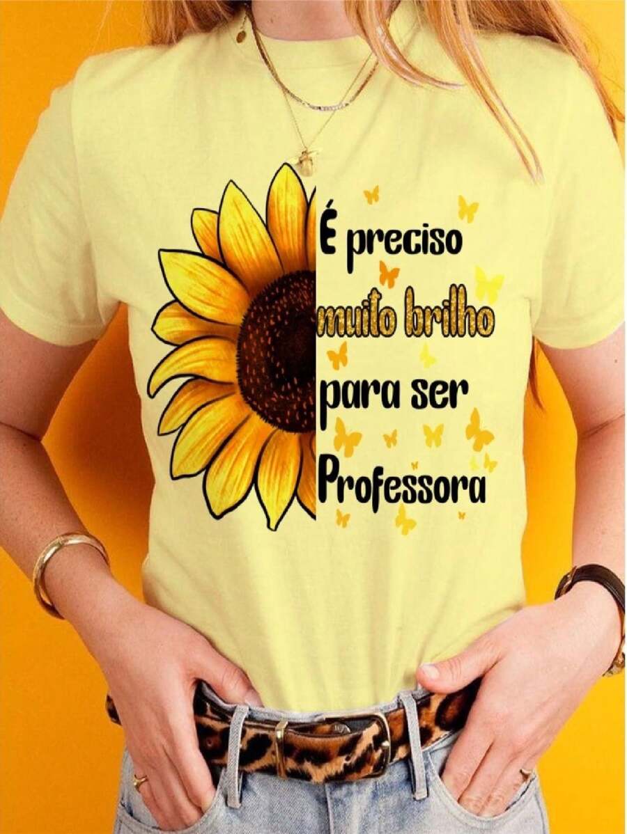 Women T-Shirts - Màu vàng - Xem 1
