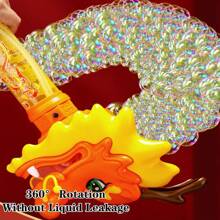 舞龍泡泡棒帶鋰電池農曆新年慶典、節慶禮物 - 金色 - 查看 5