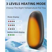 Hand Warmers Rechargeable, Portable Electric Hand Warmer, 3S Fast Heating, Reusable Handwarmers For Outdoors Hunting Golf Camping, USB Pocket Heater For Men Women Kids, Warm Gifts