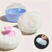 1 Pieza Contenedor De Polvo De Talco Para Bebés Con Borla, Caja Portátil Para Polvo Dividida Para Erupciones En Pañal De Niños, Caja Para Polvo Para Corte De Cabello Y Limpieza, Dispensador De Talco En Polvo Para Bebés - Multicolor - Ver 9