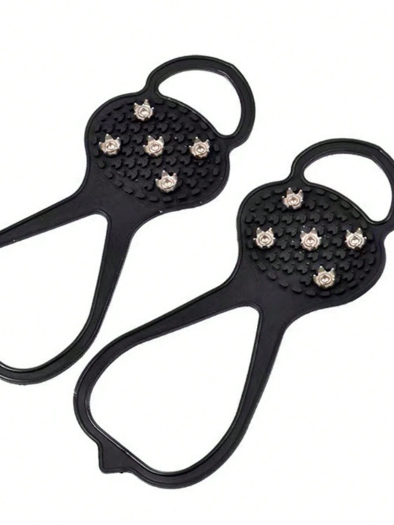 1pair AntiSlip Shoe Spikes Snow Claw Shoes Cover For Ice, Snow, Hiking