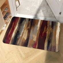 1入現代抽象地毯,彩色木印花地墊,記憶泡沫浴室地墊,多色矩形地毯,適用於臥室、餐廳、客廳、小型家庭辦公室/辦公室地毯,家居裝飾 - 抽象 - 查看 6