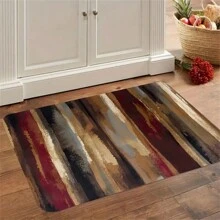 1入現代抽象地毯,彩色木印花地墊,記憶泡沫浴室地墊,多色矩形地毯,適用於臥室、餐廳、客廳、小型家庭辦公室/辦公室地毯,家居裝飾 - 抽象 - 查看 7