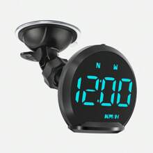 GPS Head Up Display Car Windshield HUD Universal Digital Display With Rotating Suction Cup Bracket Speedometer Digital Clock Overspeed Alarm For All Vehicles Car Electronic Accessories