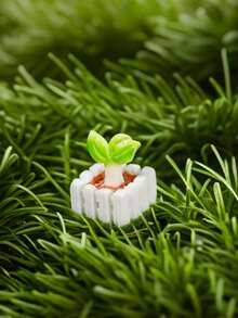 1 件 3d 農場動物鞋飾,包括雞舍、公雞、馬、馬車、母雞、蛋堆、泳池、鴨子、豬、乾草、羊、兔子、牛和植物,男女趣味鞋裝飾 - 1PC Plant - 查看 6