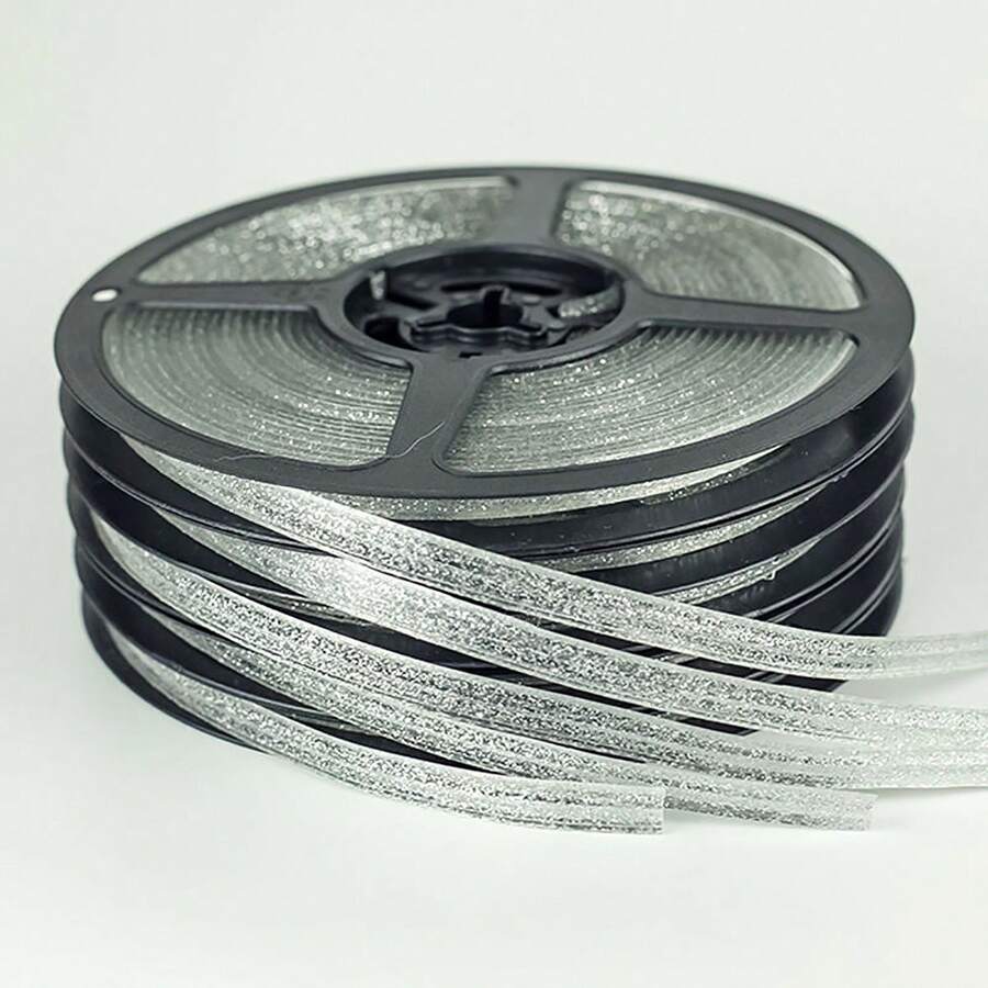 1pc Self-Adhesive Waterproof & Anti-Mold Sealant Tape For Kitchen And Bathroom - Silver - View 1