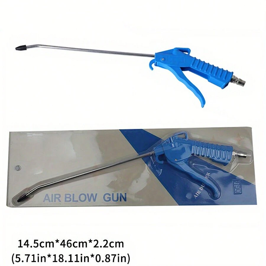 氣動除塵器套裝,包括氣體吹槍、氣動泵、延長噴嘴等專業氣動工具,適用於除塵 - 銅色 - 查看 1