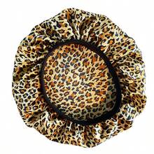 1pc Double-Layer Waterproof Leopard Printed Cap With Elastic Edge, Multi-Functional For Men And Women - Yellow - View 3