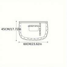 Waterproof Oil & Stain Resistant Half Length Kitchen Apron Short Style Workwear For Women - Pink - View 7